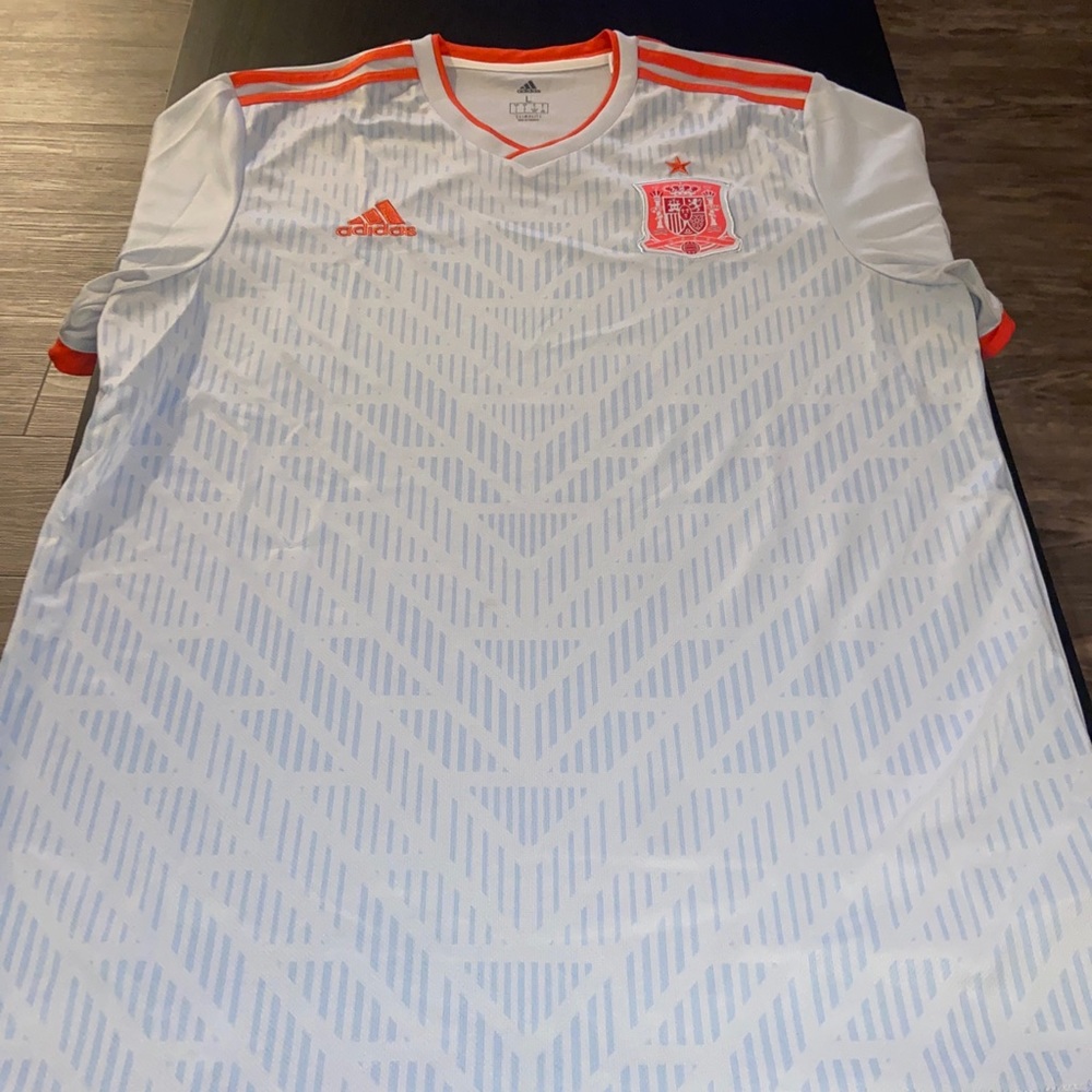 ADIDAS Spain Official 2018 World Cup Away Soccer Jersey, Men’s
